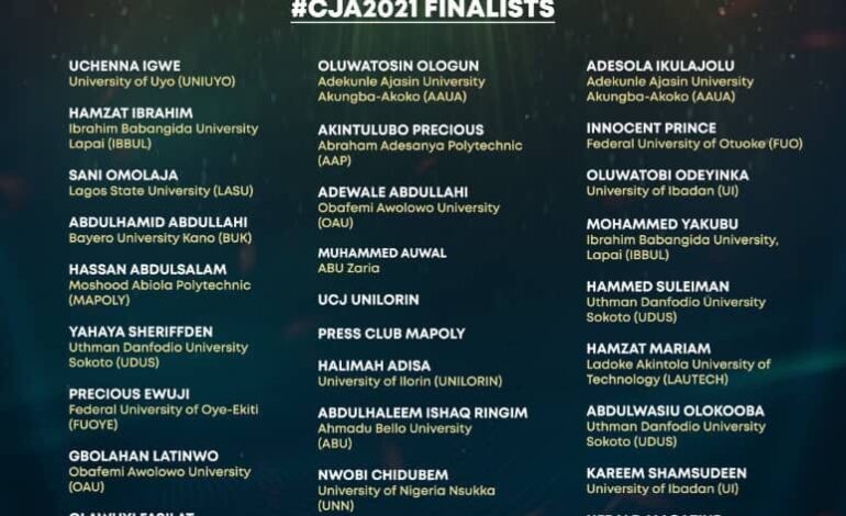 You are currently viewing Youths Digest shortlists finalists for 2021 Campus Journalism Awards